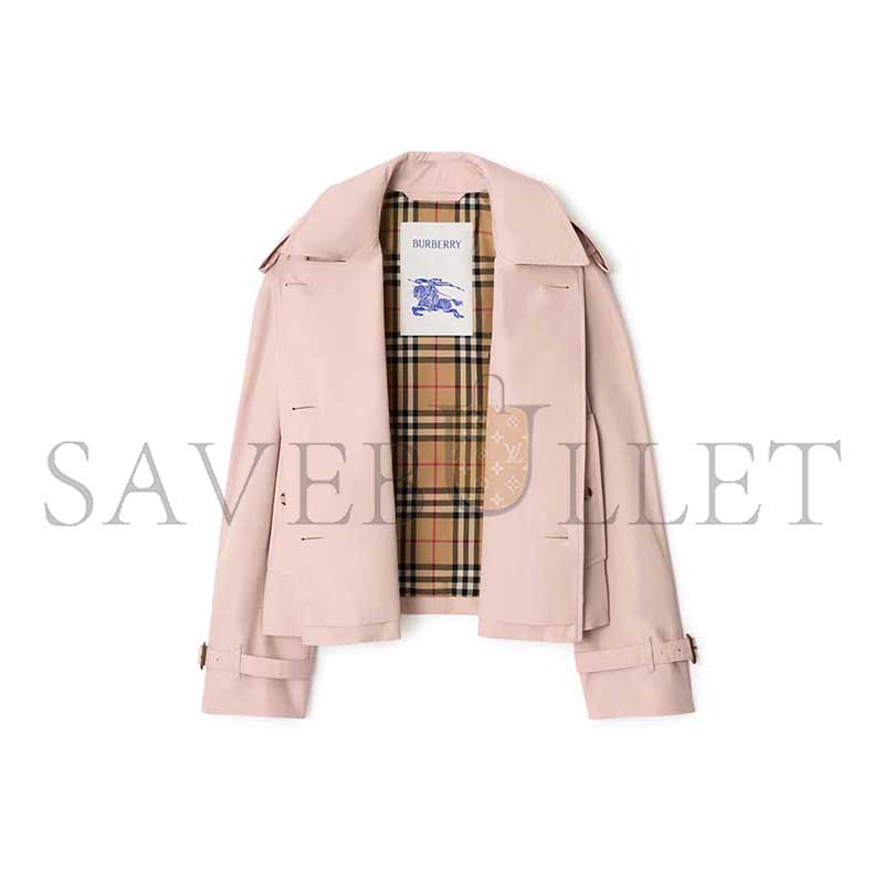 BURBERRY CROPPED-TRENCHJACKE MAYFAIR AUS TROPENGABARDINE P81264701